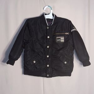 Boys Black Phat Farm Coat